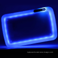 Led Eco-friendly LED_Rolling_Tray Custom The Dark Glowing Bar Weed Rolling Tray Smoking